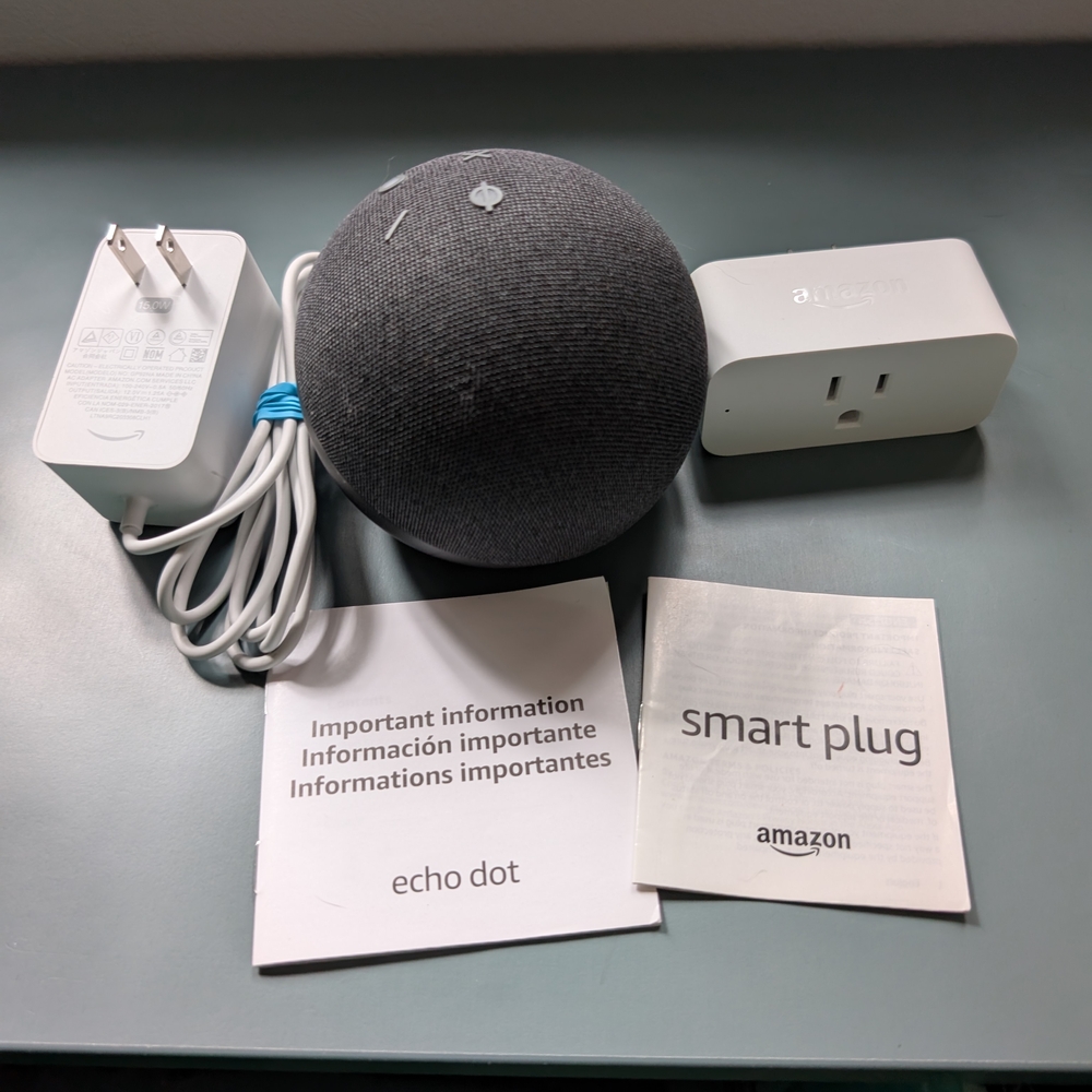 Amazon Echo Dot with Smart Plug Set